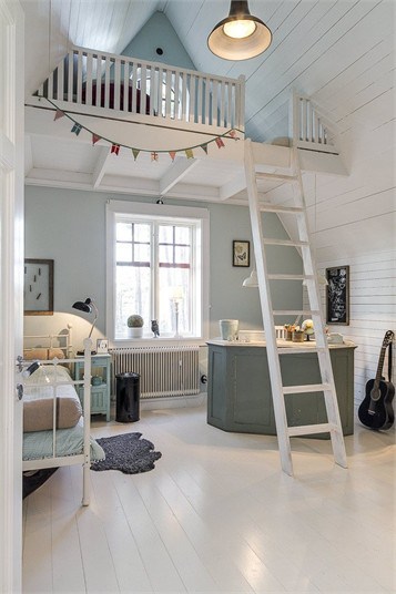 2. Etage im Zimmer? (Haus, Wohnung, Bett)