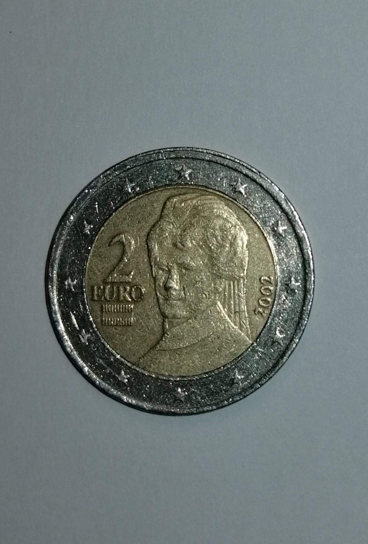 2 Euro Münze österreich 2002 Wert 2 Euro münze 2002 Österreich Bertha von Suttner - Fehlprägung was Wert