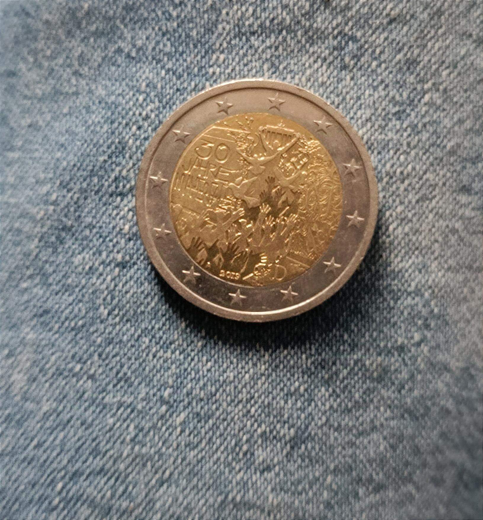 Seltene 2 Euro Münze 30 Jahre Mauerfall 2 Euro münze 30 Jahre Mauerfall? (Geld, Wert, Münzen)