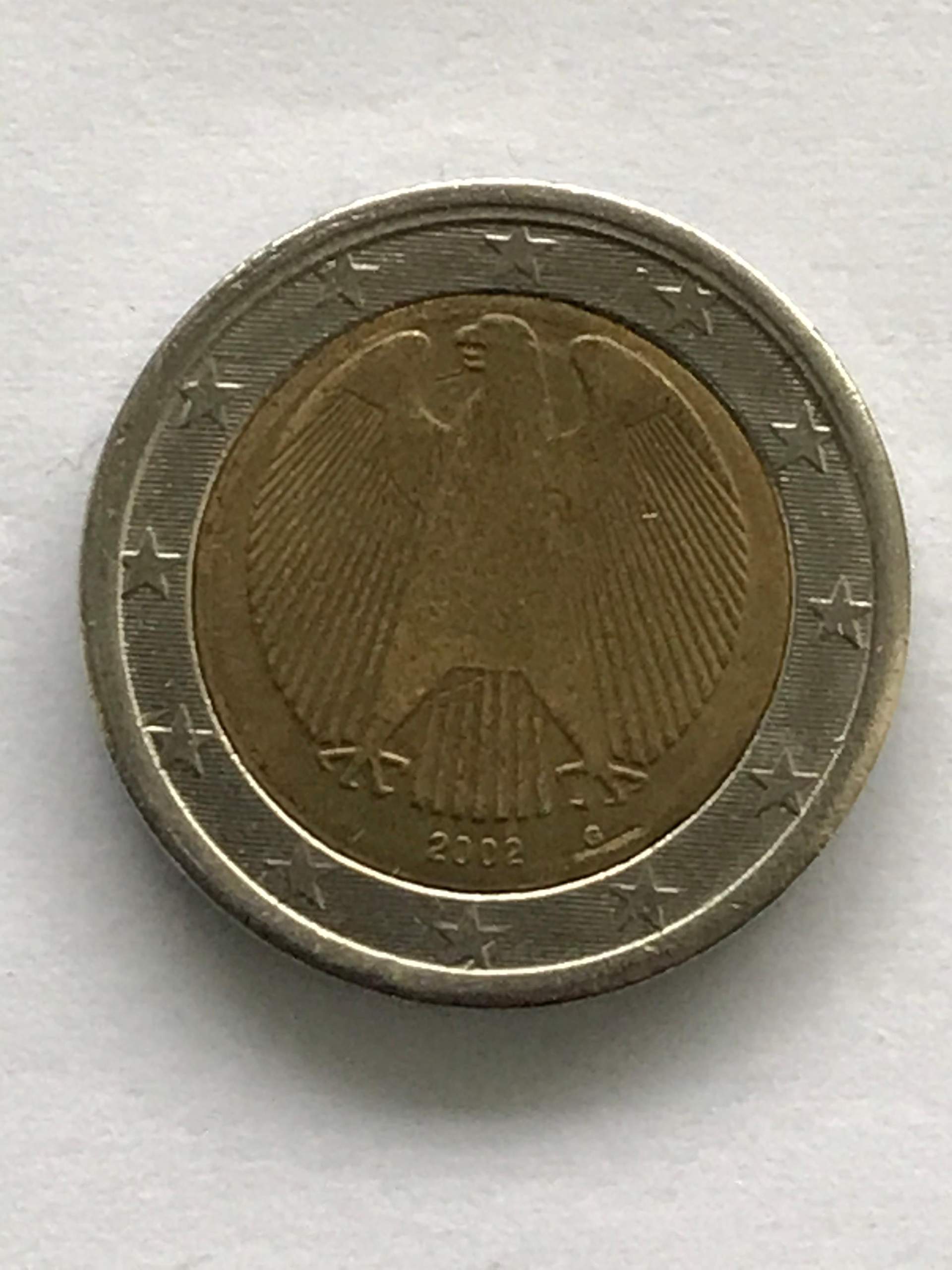 2 Euro Münze mit falscher Randschrift? (Geld, Europa, Wert)