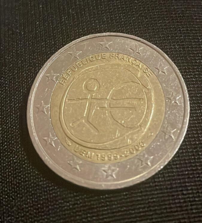 2 Euro Mit Strichmannchen