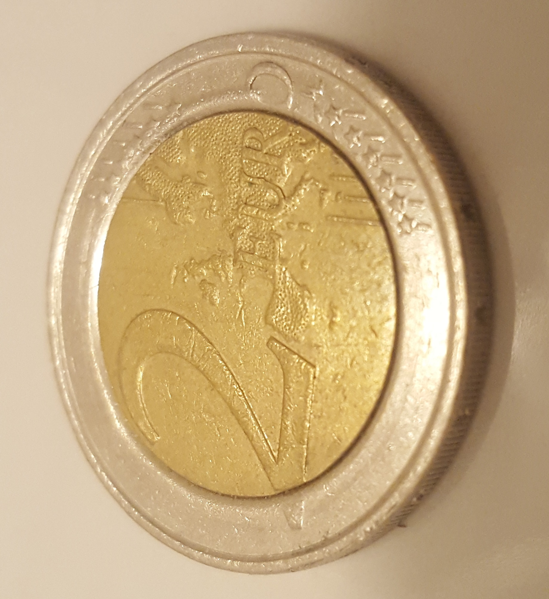 2 Euro Münze von Belgien 2008. Handelt es sich um eine Fehlprägung? (Münzen, sammeln) 2 Euro Münze von Belgien 2008. Handelt es sich um eine Fehlprägung? (Münzen, sammeln)