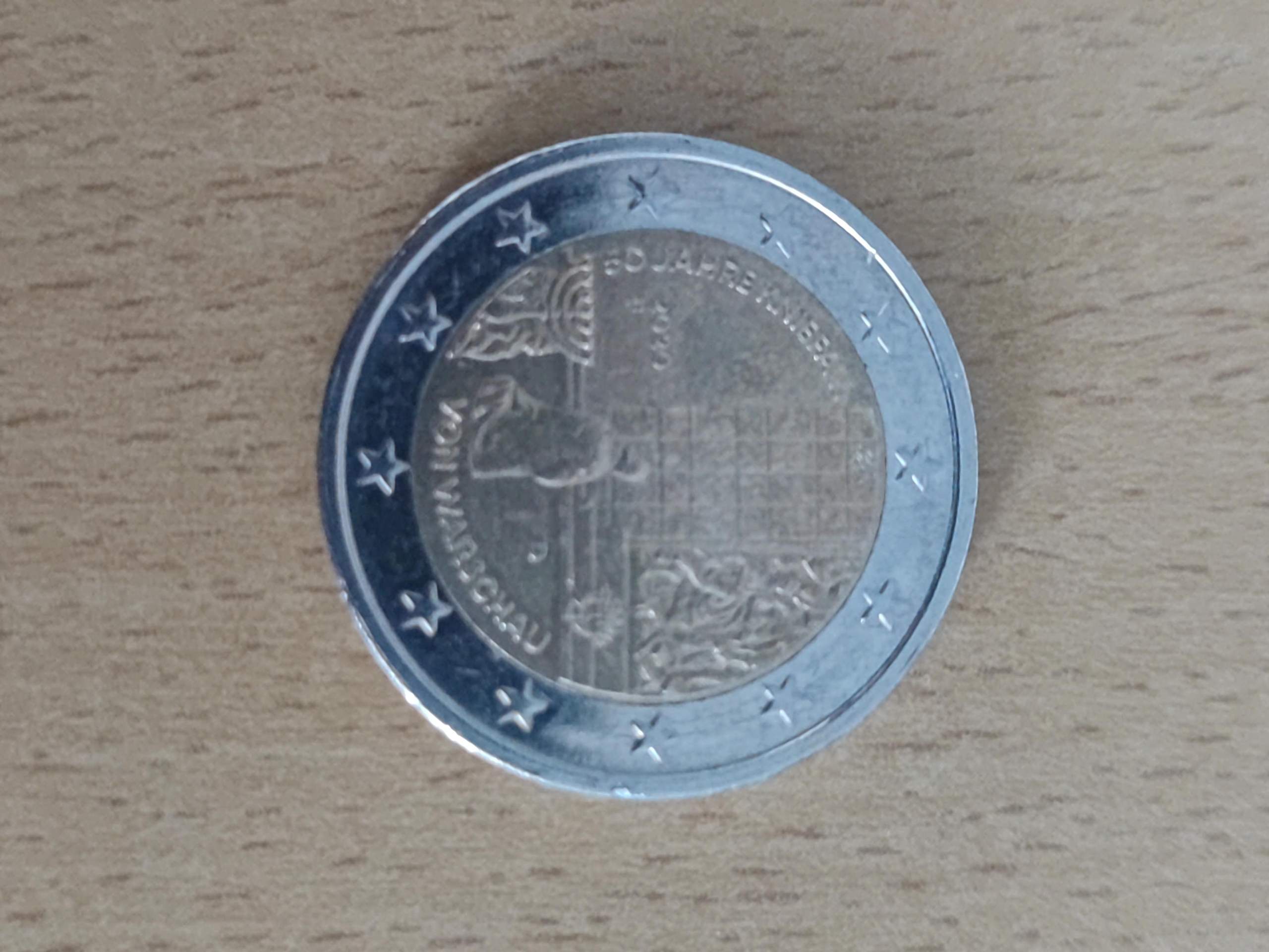 2€ Münze 50 Jahre Kniefall von Warschau? (Geld, Wert, Euro)