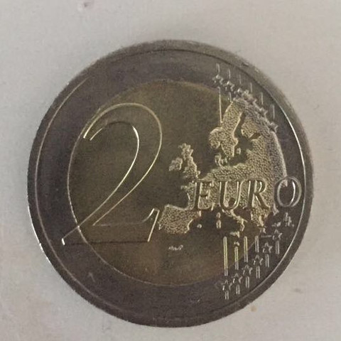 Vorderseite  - (Euro, Münzen, Flagge)