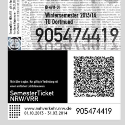 Unterer Teil  - (Universität, Bahn, Ticket)
