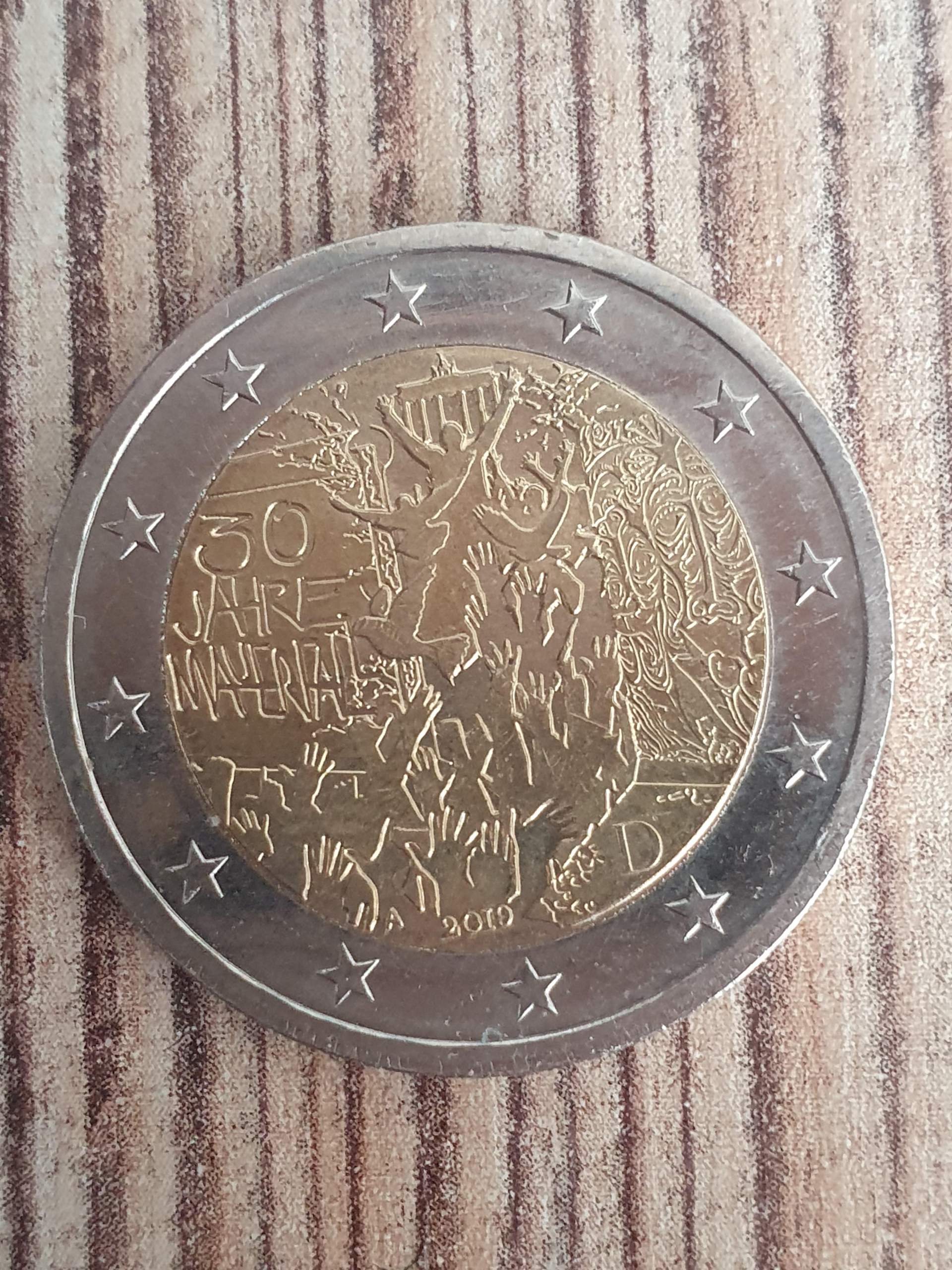 2€ Stück 30 Jahre Mauerfall? (Münzen, Münzsammlung, 2Euro)