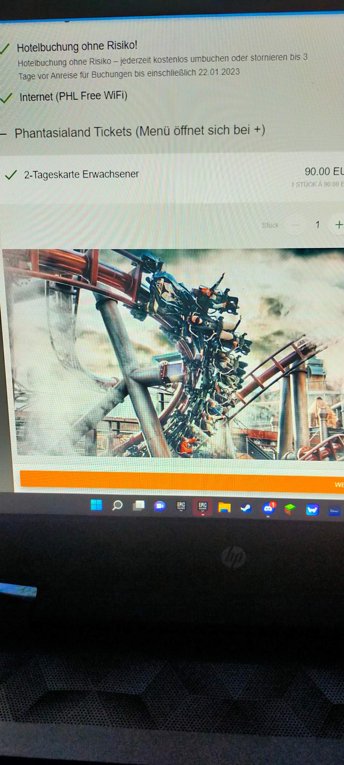 2Tageskarte Erwachsener Phantasialand? (Hotel, Freizeitpark, Tickets kaufen)