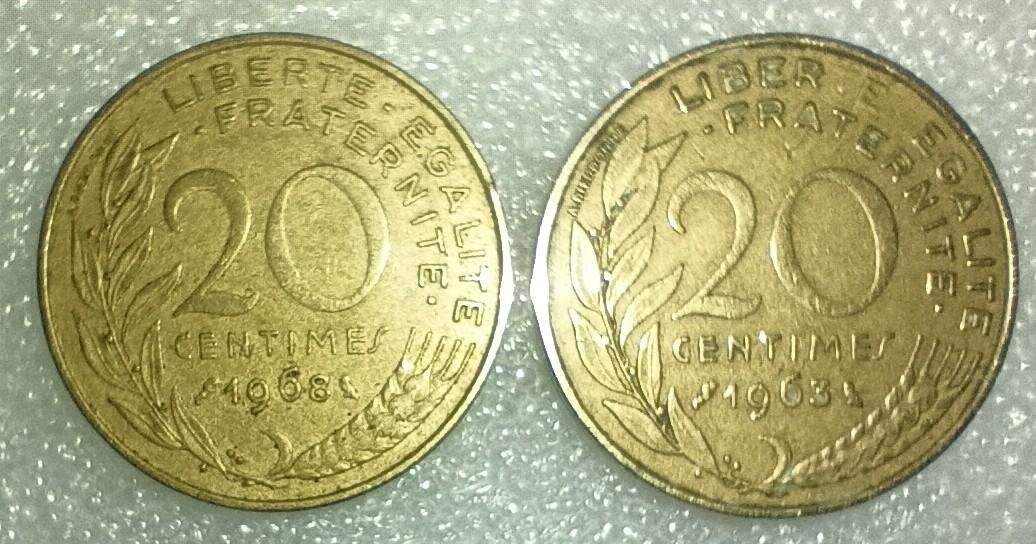20 Cent Frankreich Fehlpragung