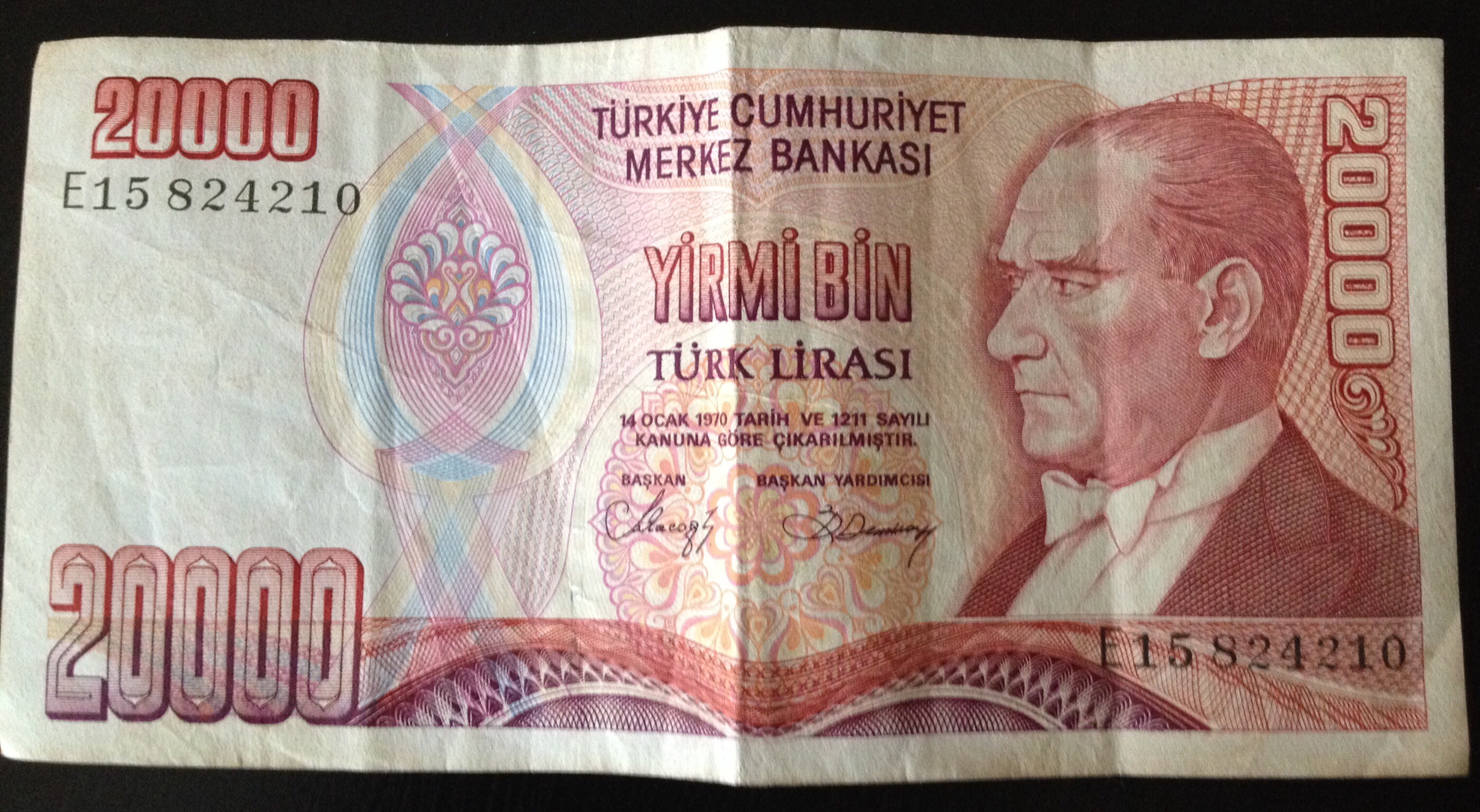 Kann man mit der 20.000 türkische Lira Banknote noch in der Türkei