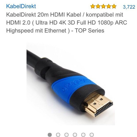 1m-20m Lang HDMI Kabel High Speed v2.0 HD 4K 3D Arc für PS3 PS4 Xbox One Sky TV 