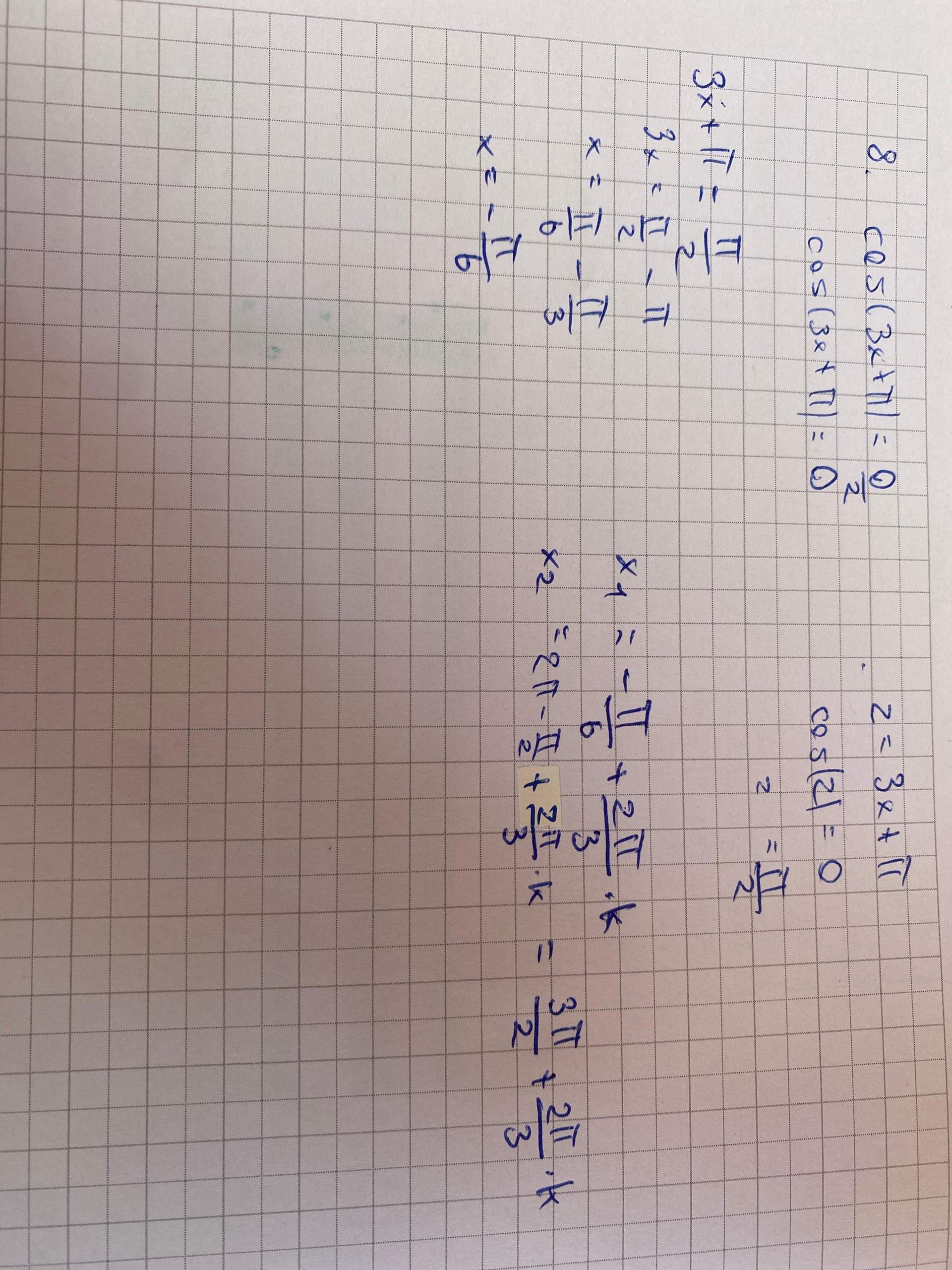 2cos 3x Pi 2