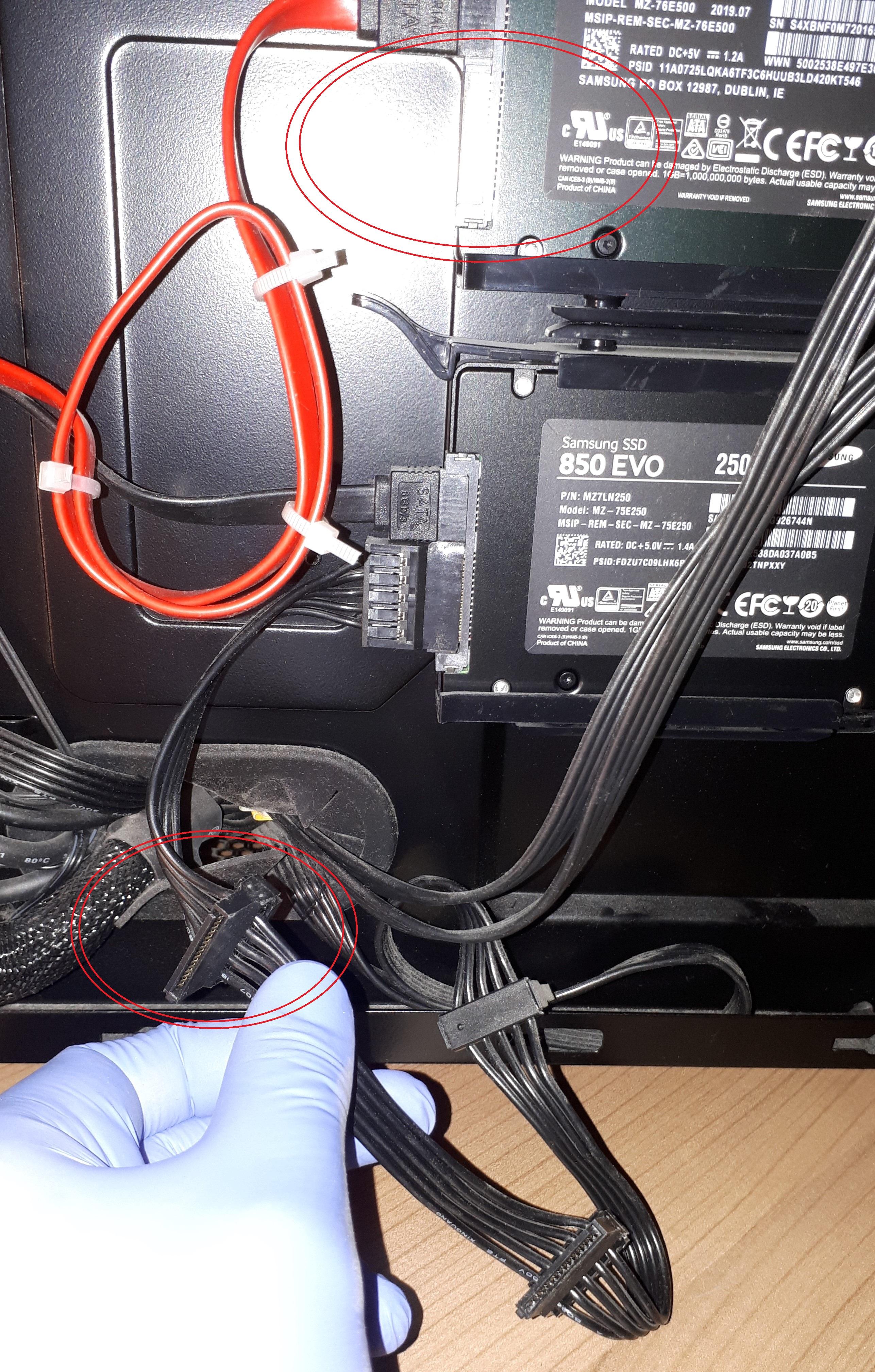 2te Ssd Mit Strom Versorgen Computer Pc Technik