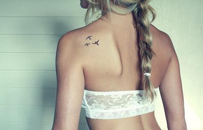 3 kleine Vögel Tattoo  - (Tattoo, Erziehung)