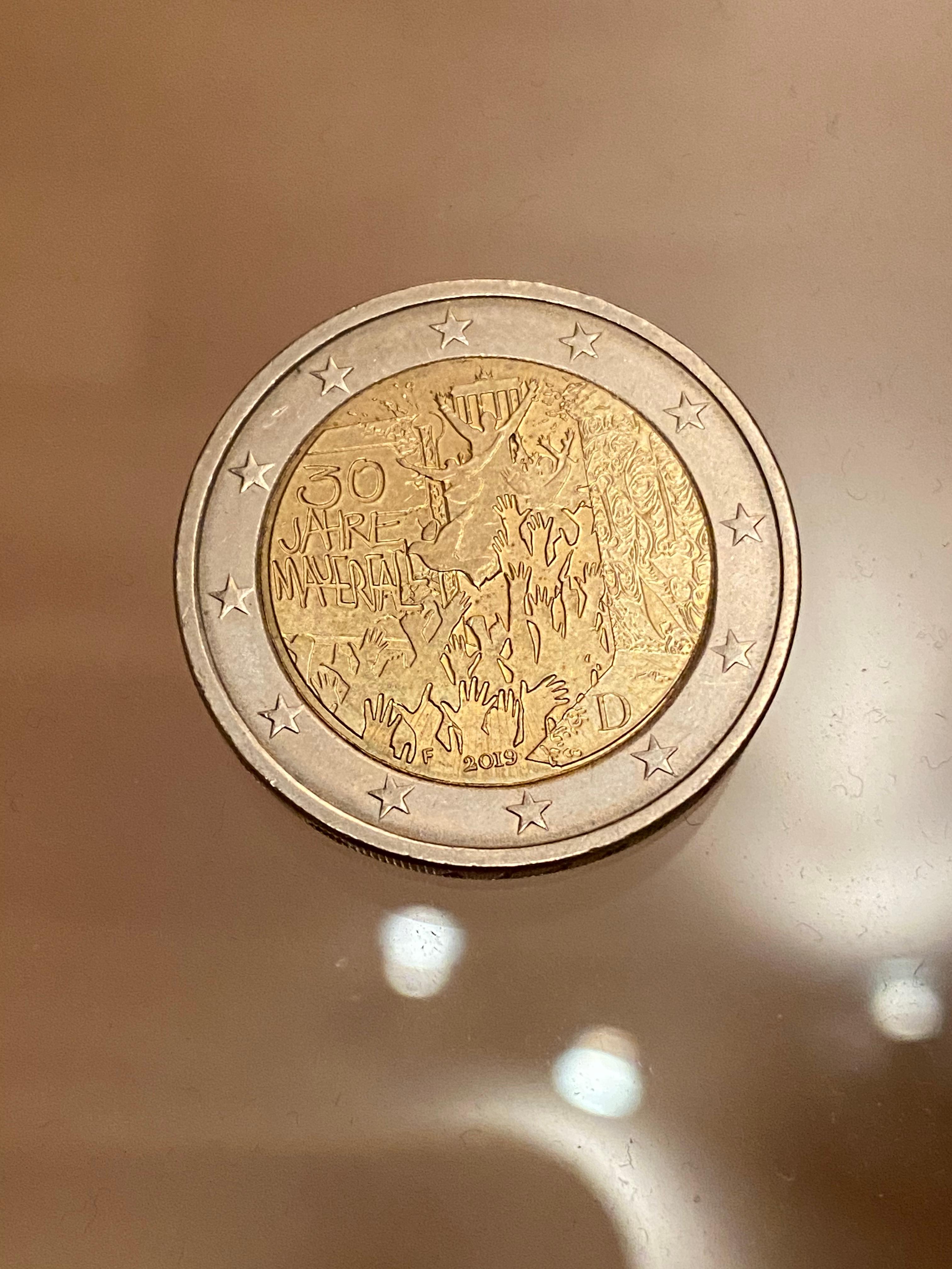 2 Euro 30 Jahre Mauerfall Fehlprägung