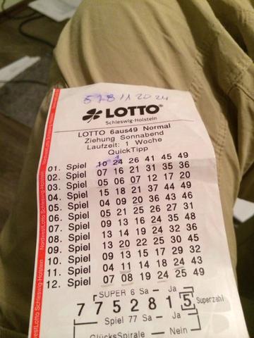 1.Lotto - (Anfänger, Gewinn, Lotto)
