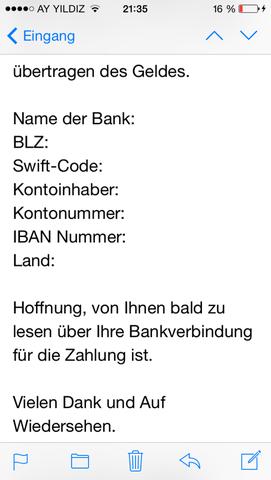 Komischer Kaufer Bei Ebay Kleinanzeigen Kaufen Nigeria Connection Nigeria Scammer