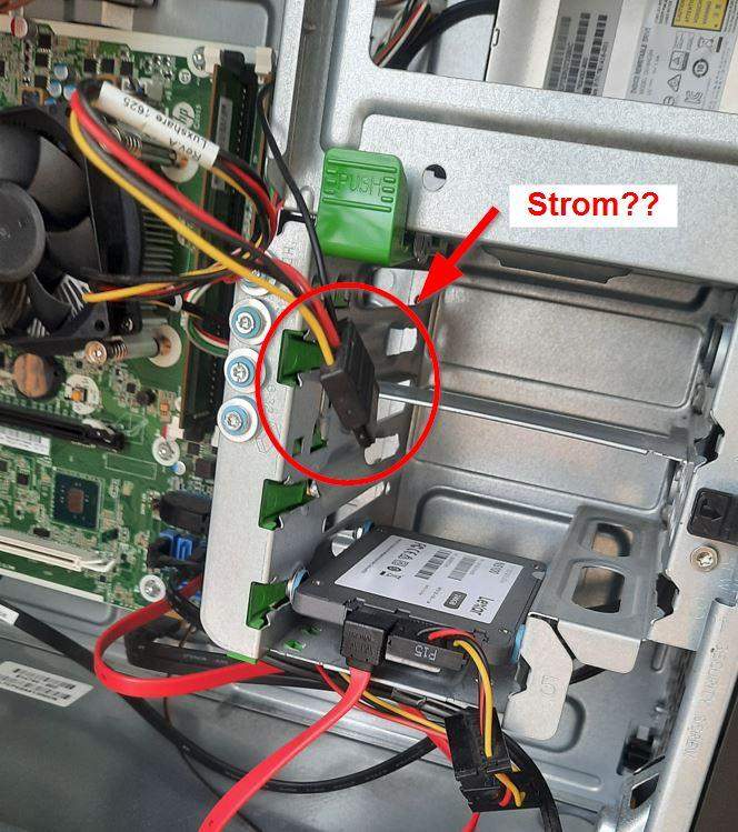 3,5" HDD Festplatte einbauen und anschließen? Technik
