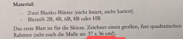 37 36cm Auf Din A4 Blatt Zeichnen Mathe Masse