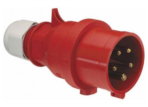 4 Poliges 400v Gerat Mit L1 L2 L3 Und Erdung Ohne Nullleiter An 5 Polige Cee Stecker Anschliessen Elektrik Starkstrom Drehstrom