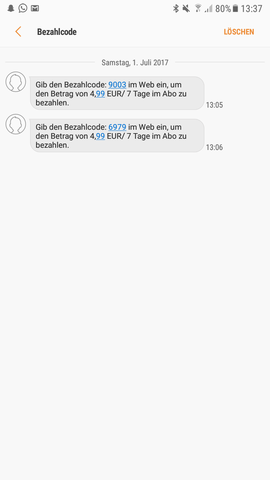  - (Telekom, SMS, Cheat)
