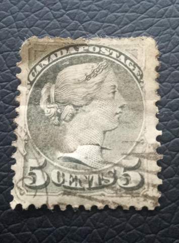 5 Cent Briefmarke?