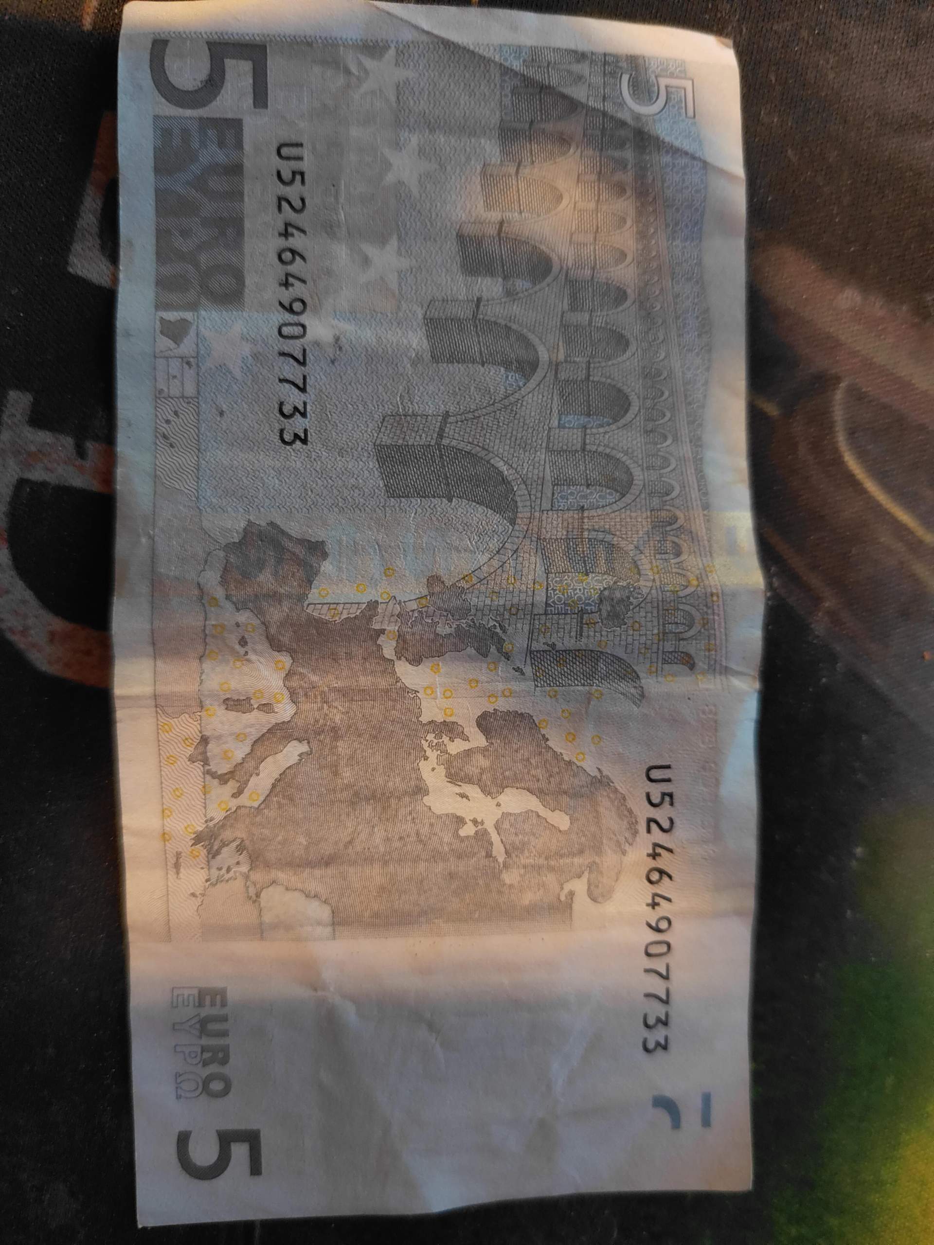 5 Euro Schein Fehldruck? (Geld, Wert, sammeln)