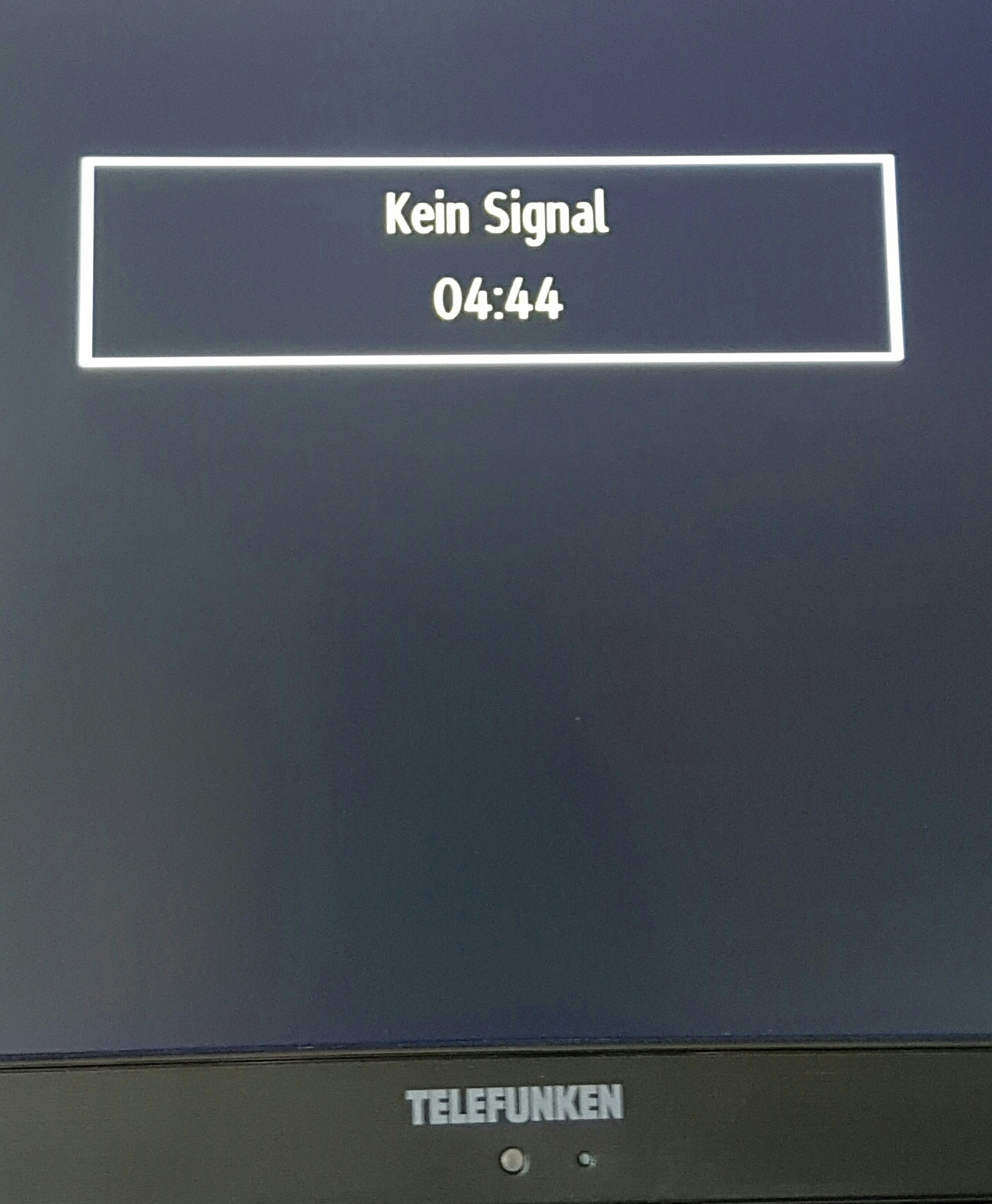 5 min. Timer beim TV. Wie bekomme ich den weg? (Fernseher