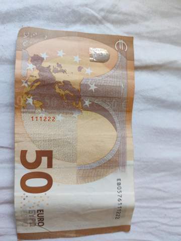 50€ Schein mit besonderer Nummer, interessant für Sammler?