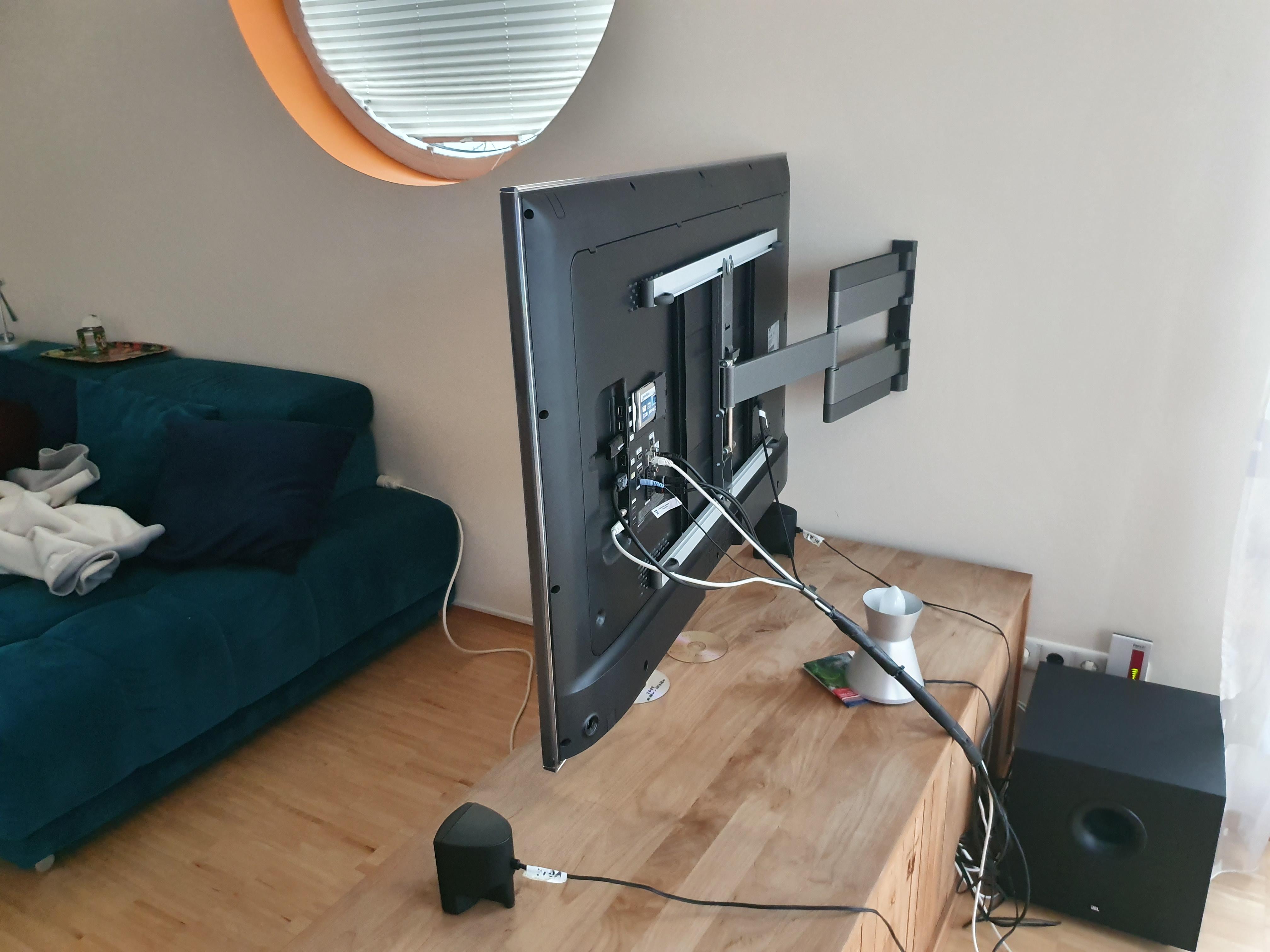 75 Zoll Fernseher Befestigen Technik Technologie Tv