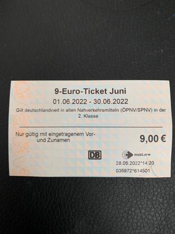 9€ Ticket?
