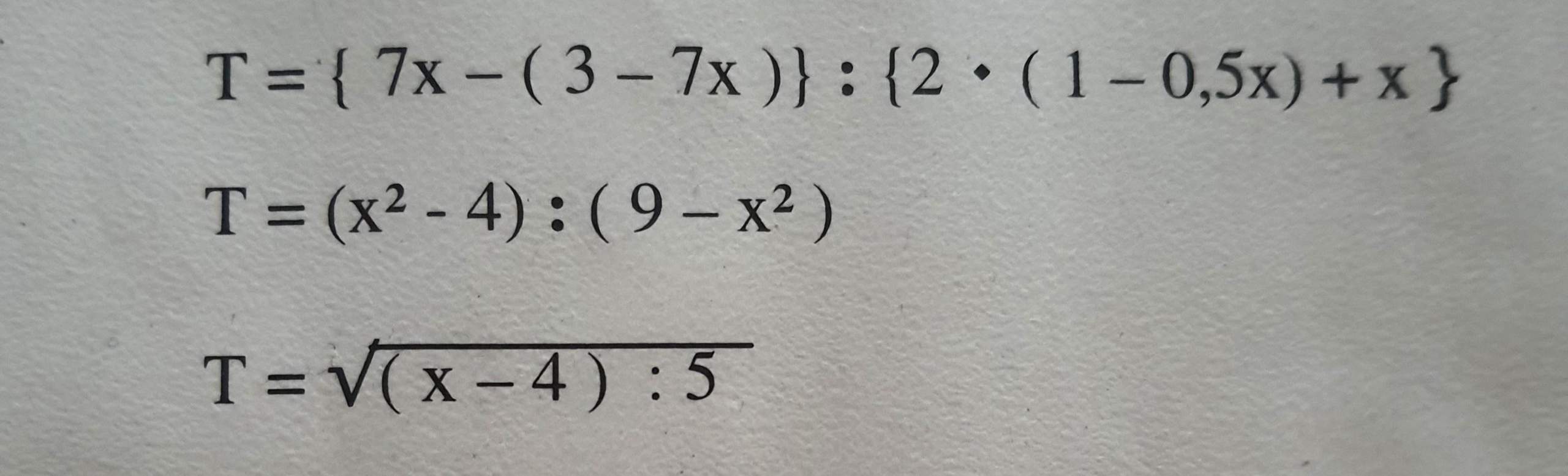 A) Für Welche X Haben Die Terme Den Wert Null? B) Für Welche X Kann Man ...