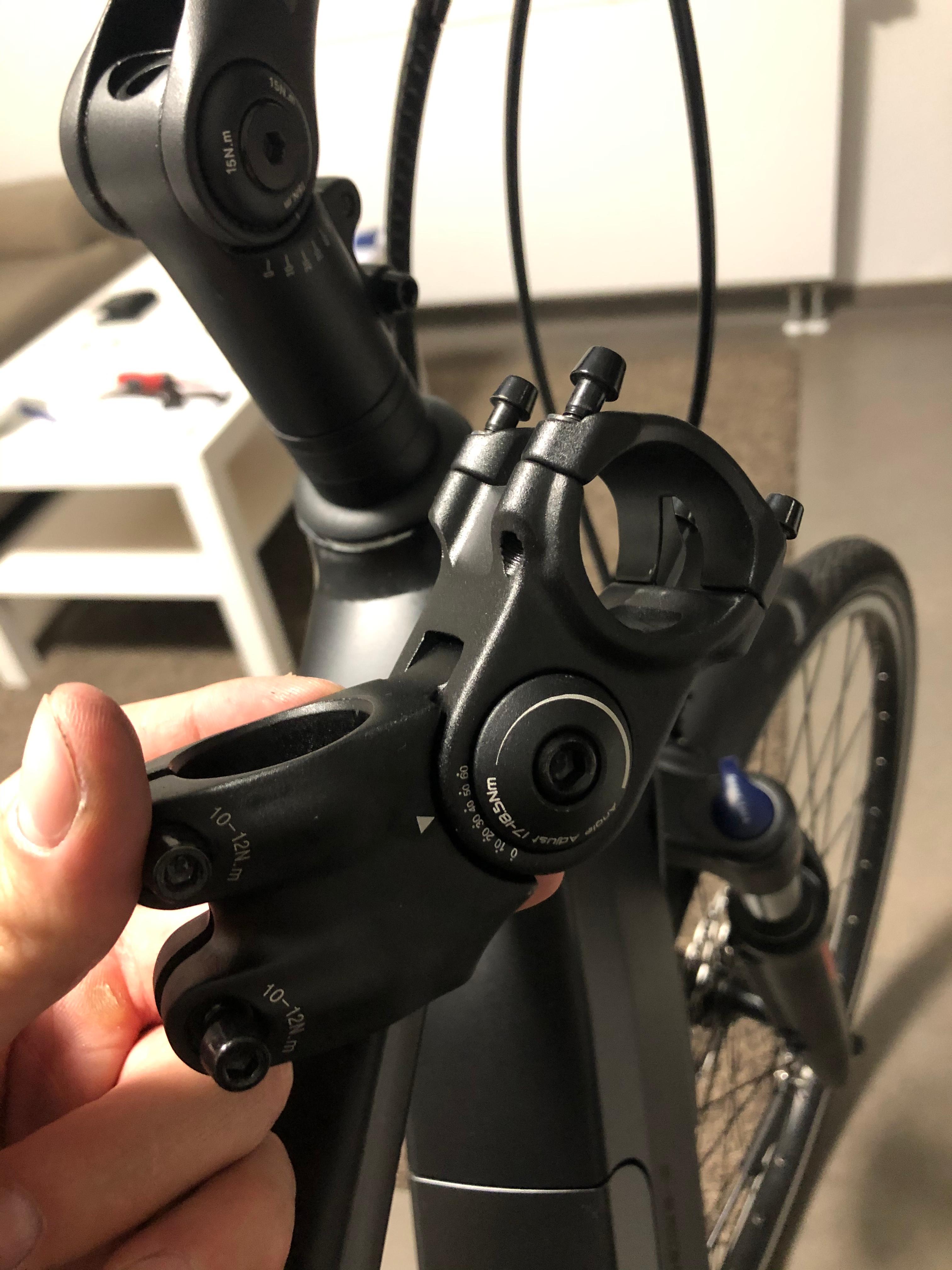 A Head Vorbau am E bike Fahrrad? (Sport, Reparatur