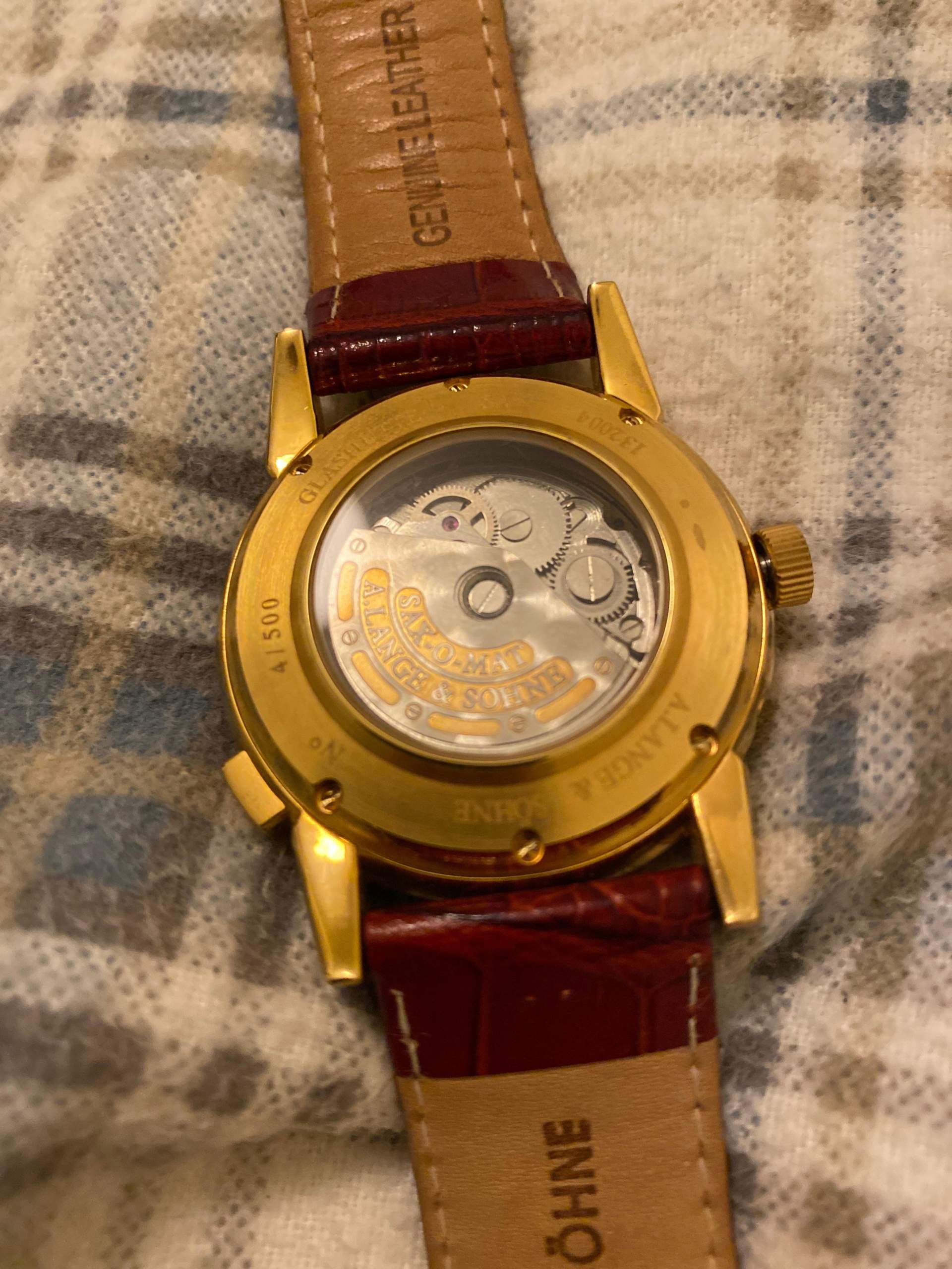 A. Lange & Söhne Glashütte 1 sa echt oder Fake? (Uhr, Luxusuhren)