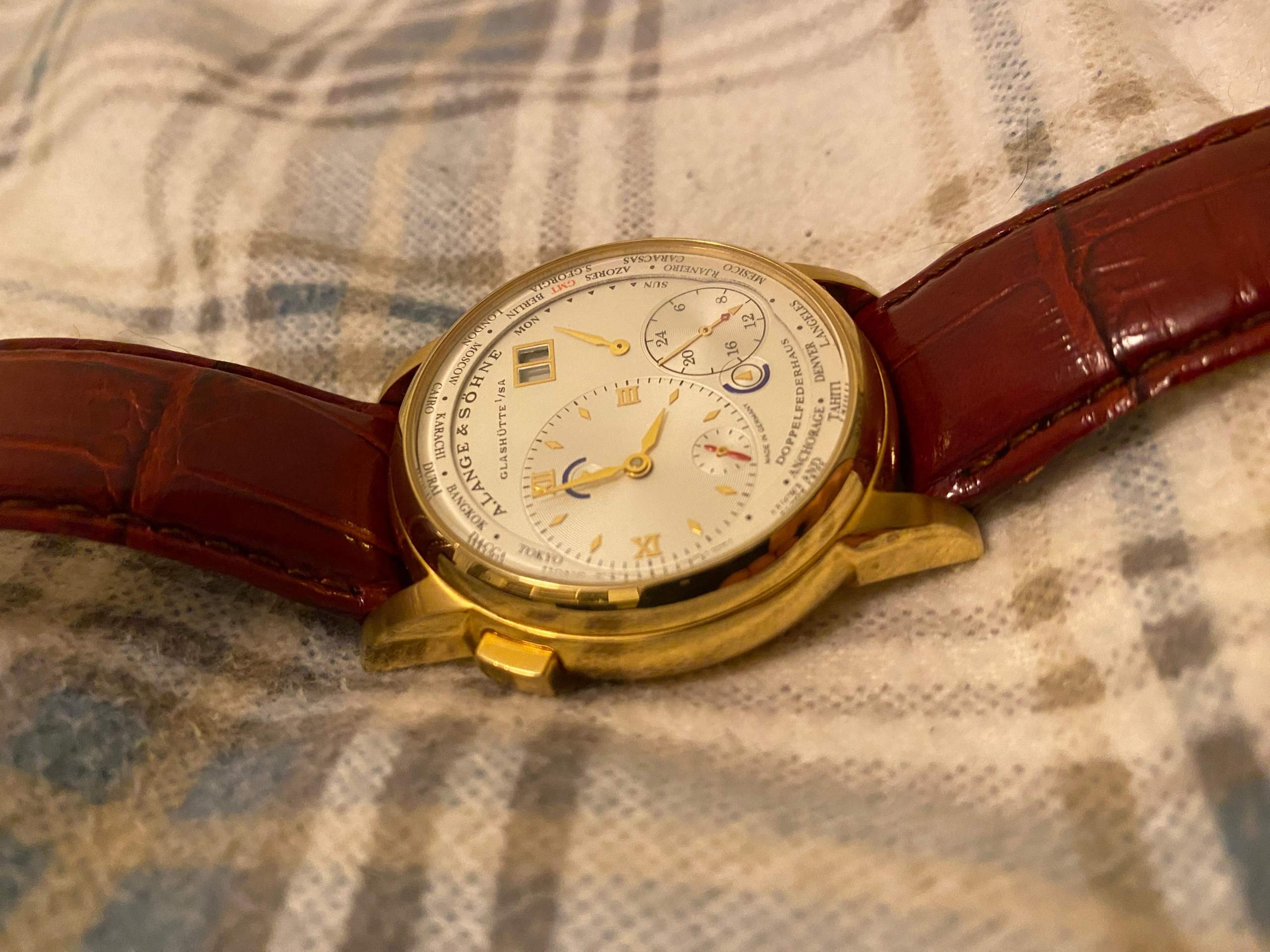 A. Lange & Söhne Glashütte 1 sa echt oder Fake? (Uhr, Luxusuhren)