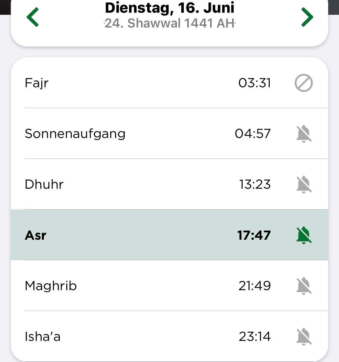 Ab wann Morgengebet Fajr? (Religion, Islam)