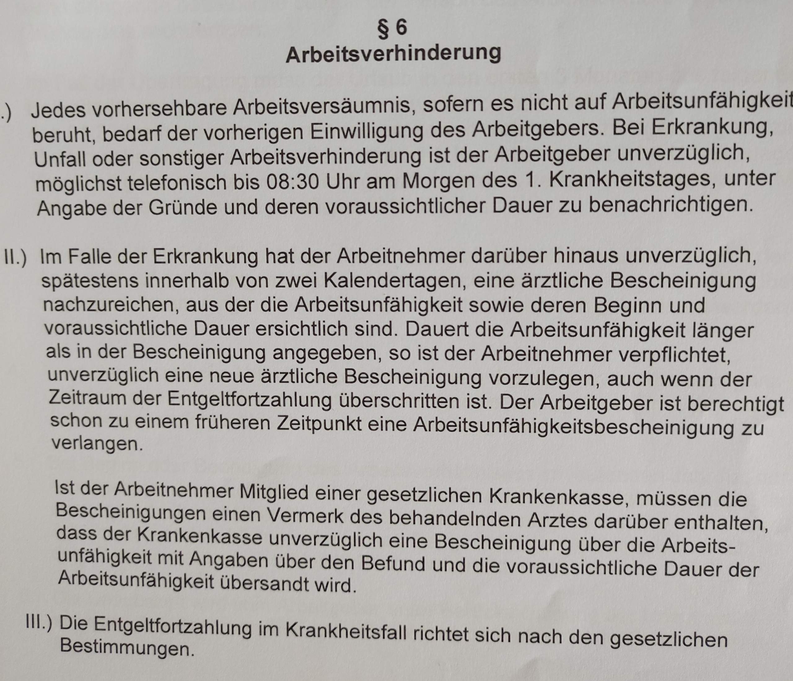 Ab wann muss ich nun eine Krankmeldung abgeben? (Schule, Gesundheit und