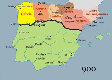 Iberia 900 aD - (Spanisch, Spanien, Portugal)