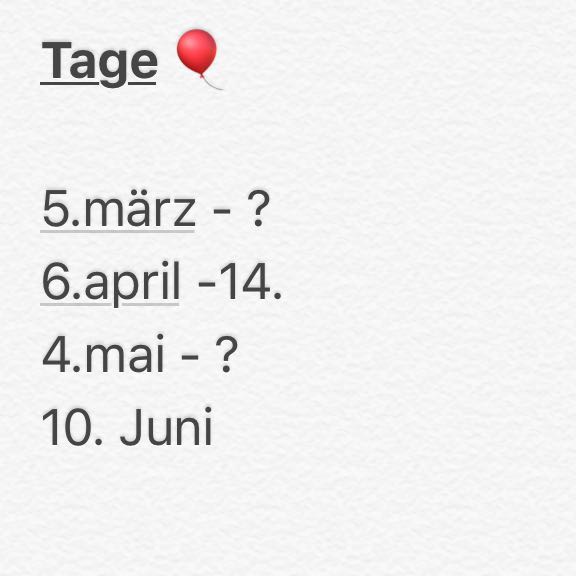 Ab wann würdet ihr testen? (Schwangerschaft, Periode, Test)