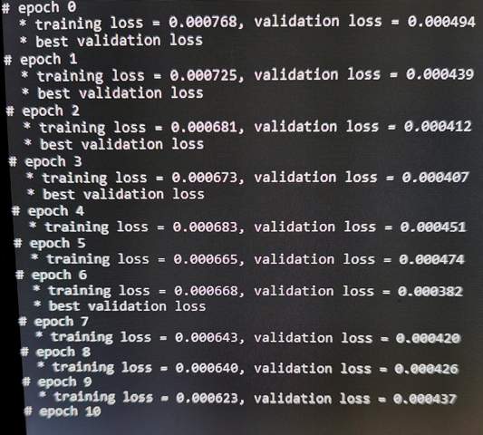 Ab welchen Werten ist das Training fertig (Models, CMD, Validation ...