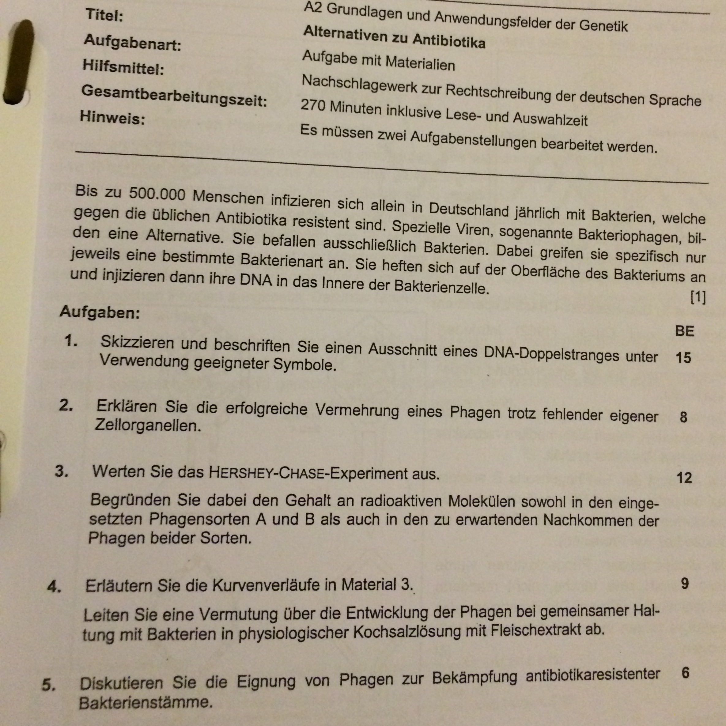 Biologie Abituraufgaben Mit Lösungen Pdf Genetik Abituraufgaben Biologie