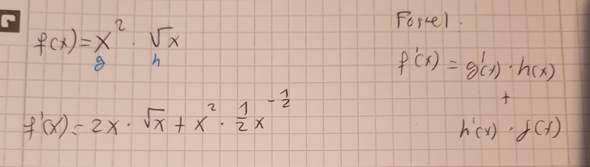 - (Schule, Mathematik, ableiten)