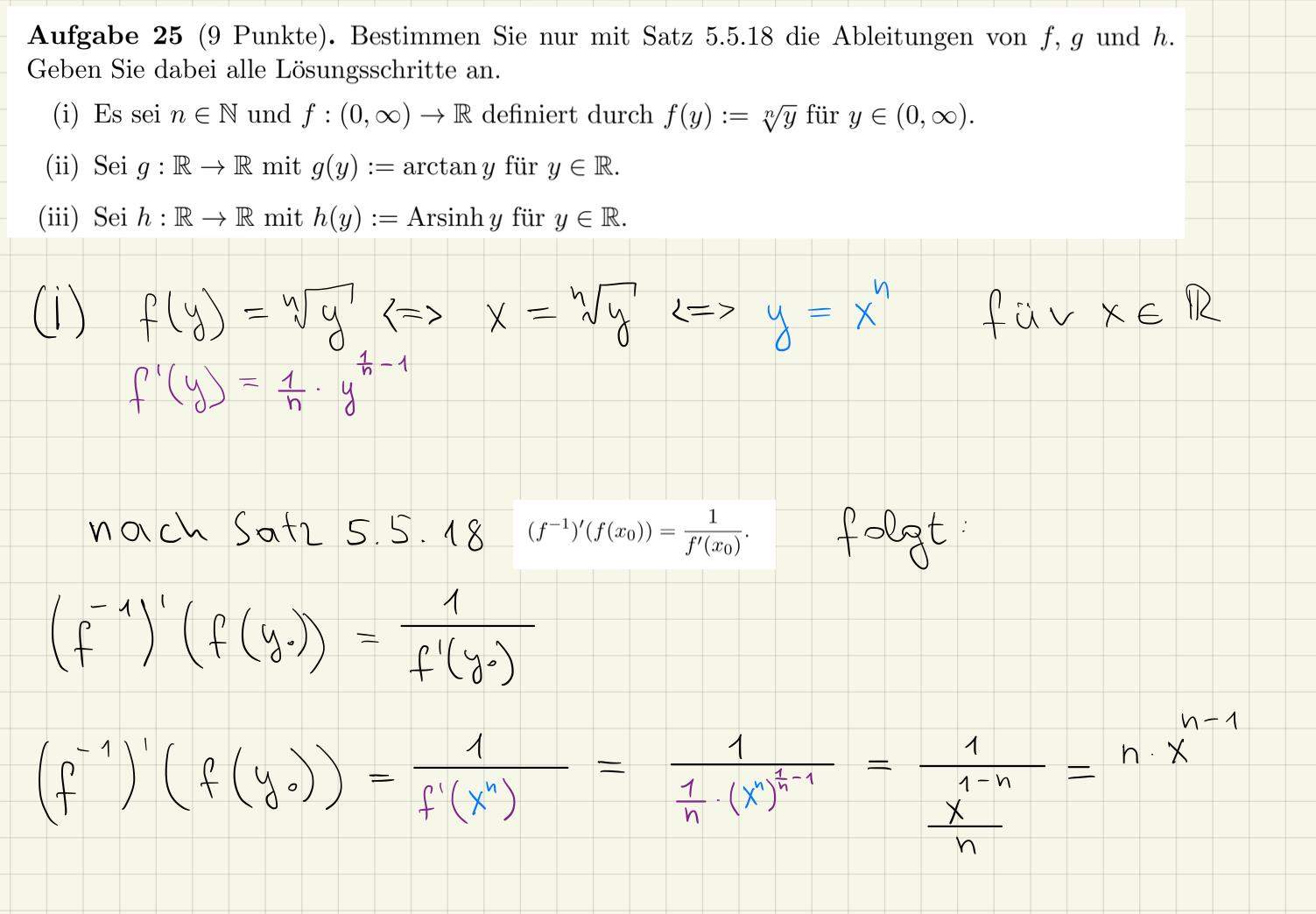 Ableitung Umkehrfunktion Mathematik  ableitung-umkehrfunktion-mathematik
