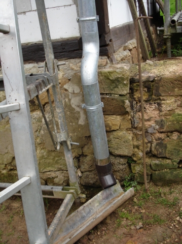 Ableitung Von Regenwasser Dach Abwasser