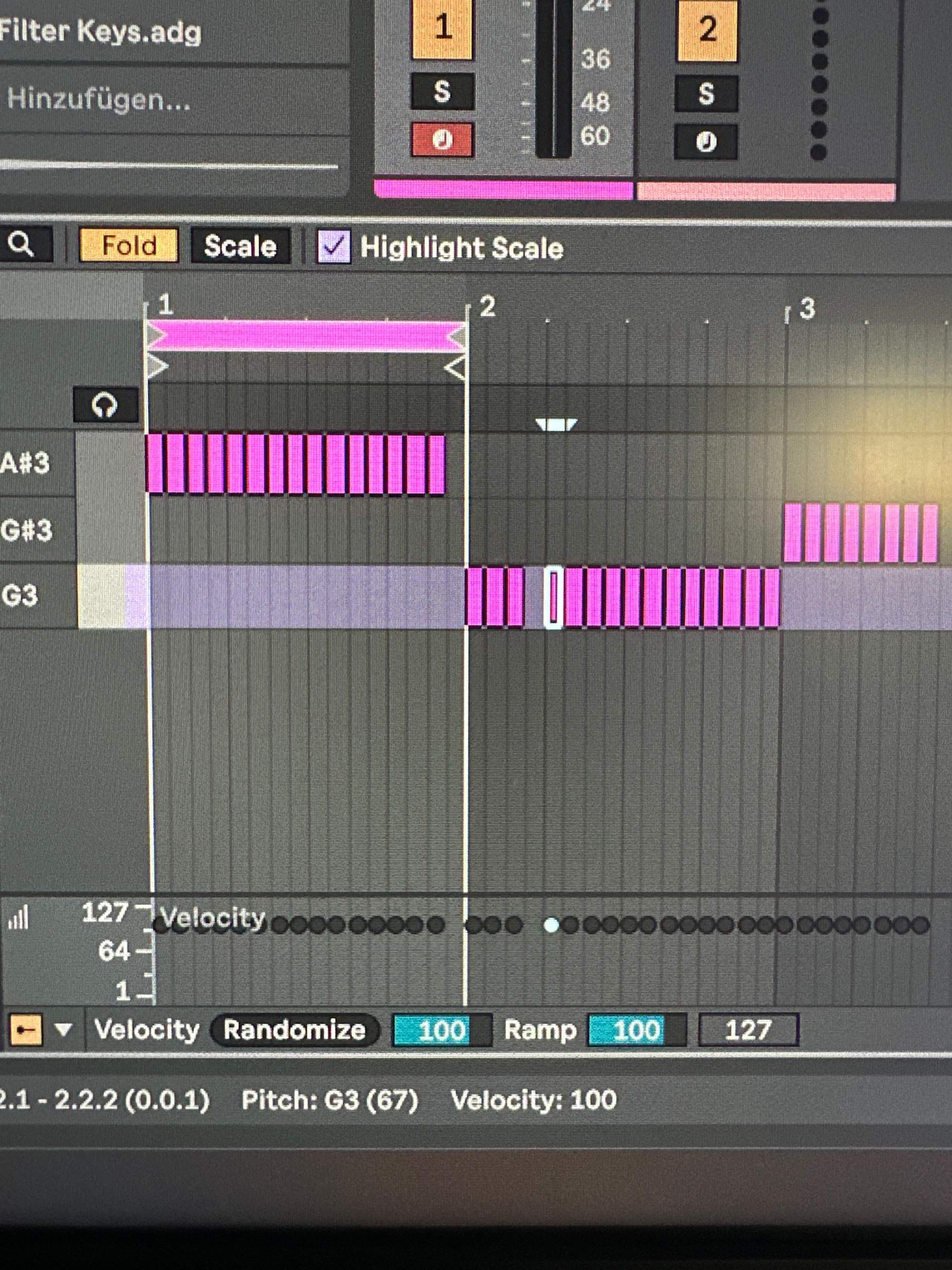 Ableton 12 Live Hilfe beim Scale? (Anfänger, Musikproduktion, Ableton Live)