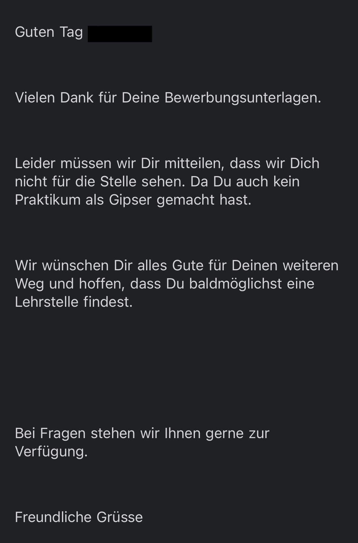 Absage Für Eine Ausbildung Was Tun Job Bewerbung Praktikum 6869