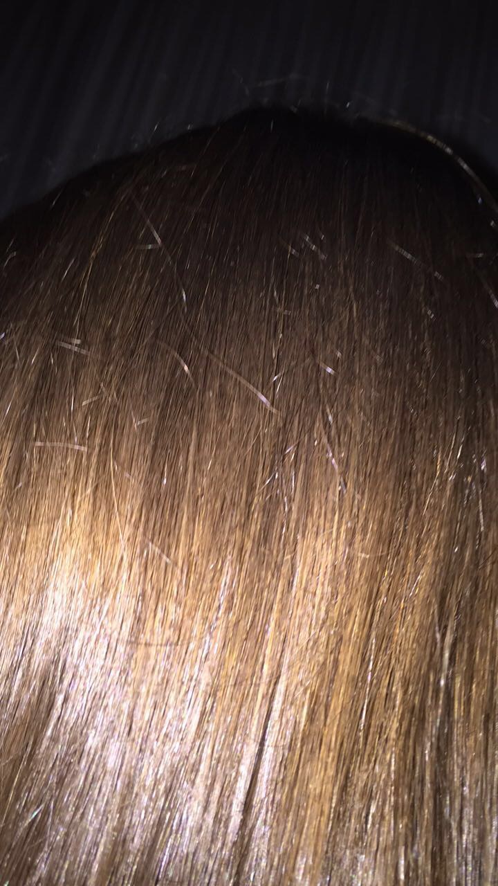 abstehende haare auch in den longen