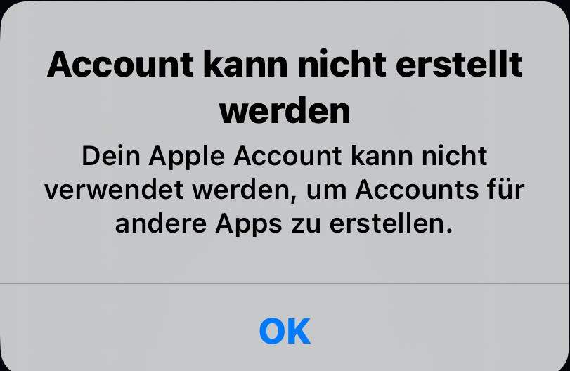 Apple Id Konnte Nicht Erstellt Werden Account kann nicht erstellt werden-Fehlerbehebung? (Apple, Apple ID)