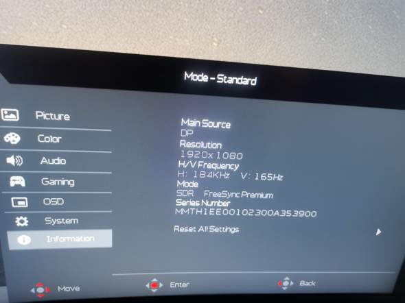 Acer Monitor plötzlich vergraut was tun?