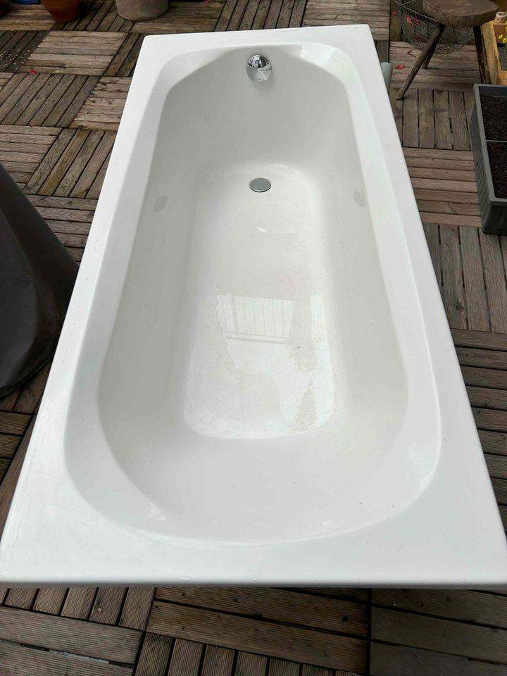 Aica Freistehende Badewanne 170x80x58 Cm - Acryl Luxuswanne Für 2 Personen
