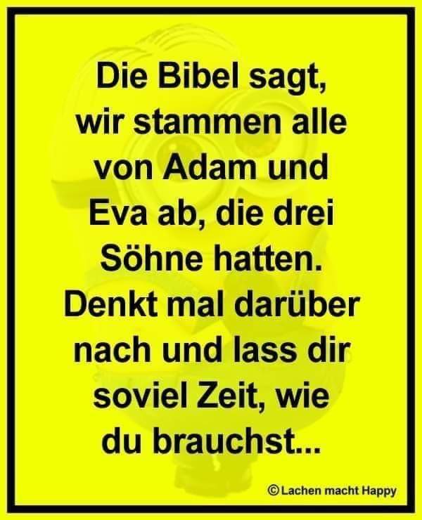 Adam und eva hatten 3 söhne wie kann es sein das wie von Ihnen